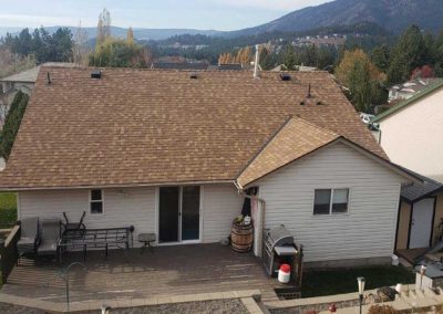 TI Roof Rescue Residential Roof Conversion, Pine to Asphalt Shingle Roof Starlight Cres, West Kelowna