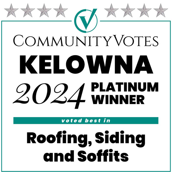 Winner! Platinum in Roofing, Siding and Soffits